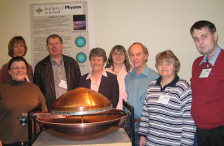 The Irish delegates at the Physics on Stage 2003