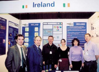 The Irish delegates at the Physics on Stage 2002 The Irish delegates at the Physics on Stage 2002