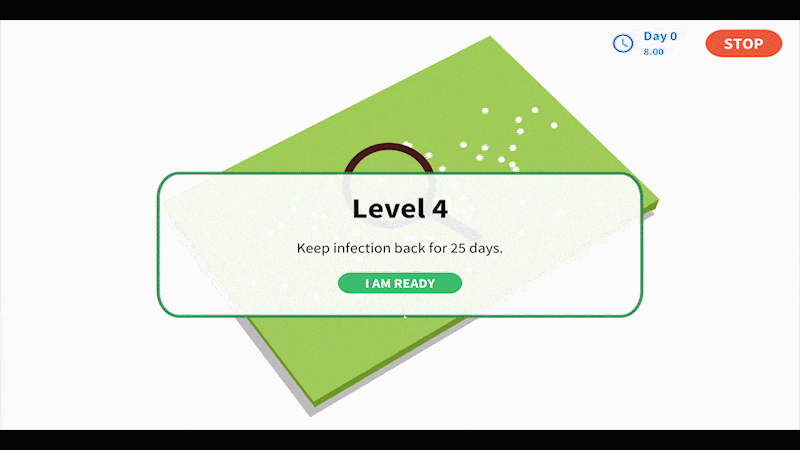 infection detective game interface