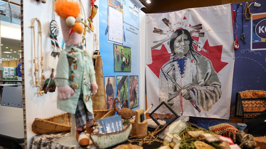 The canadian booth at the festival 2019