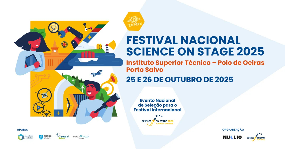 Visual of the Science on Stage Festival Portugal 2025