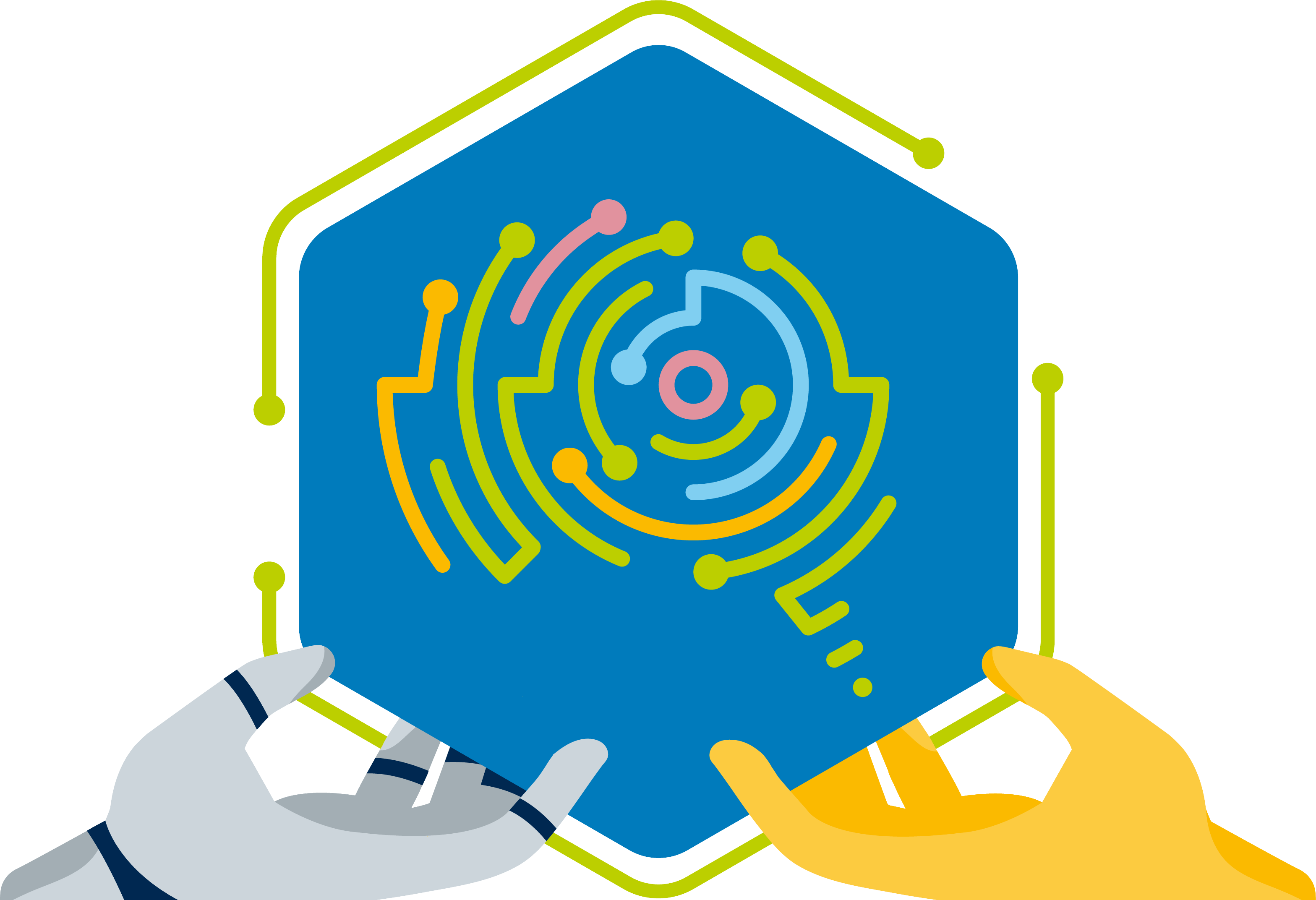 Key visual of the AI in STEM Education project