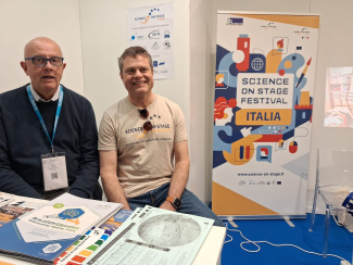 Representatives from Science on Stage Italy and Germany