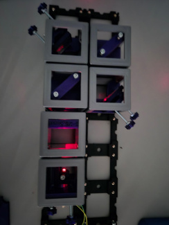The set-up of a Mach–Zehnder interferometer