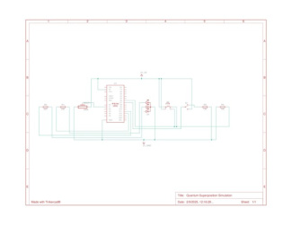 circuit diagram for simulating superposition