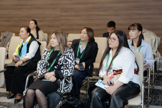 Conference participants listening attentively