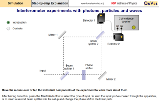 Screenshot QuVis Interferometer