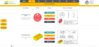 screenshot of the website Technical Workshop 4.0