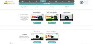 screenshot of the website Technical Workshop 4.0