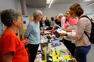 German Science on Stage festival: scene from the fair